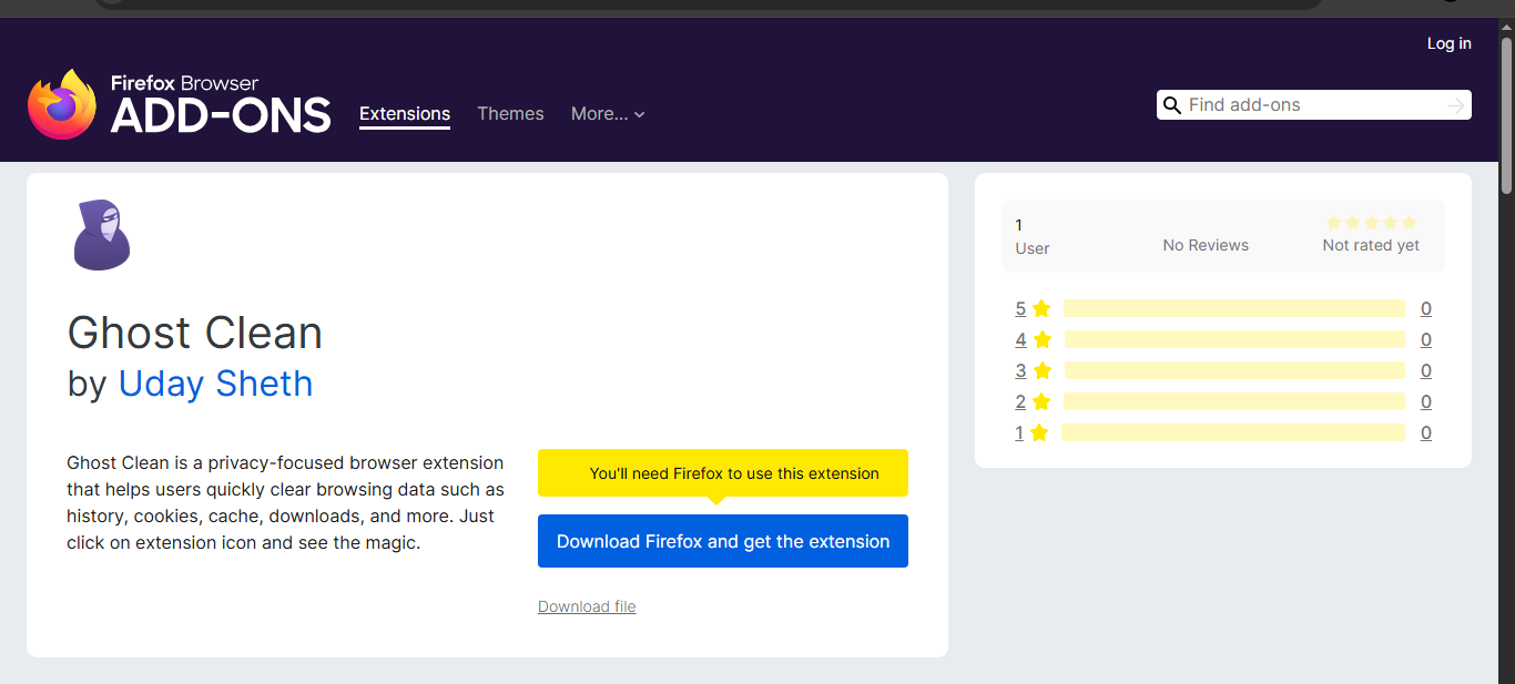Ghostclean Screenshot